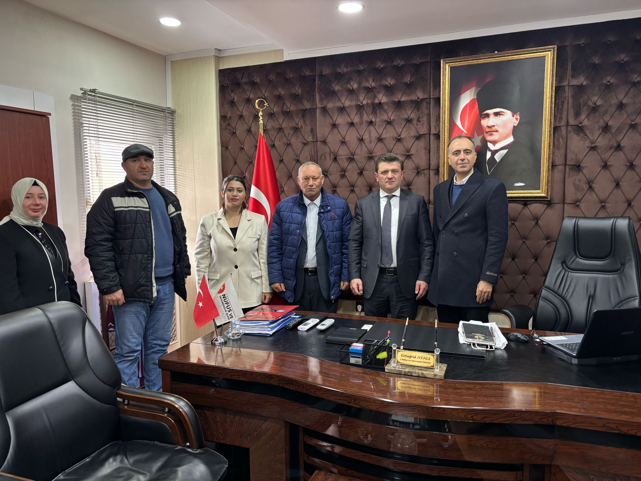 Mühendis.Mehran Mahsafar Trabzon İl Nüfus Ve Vatandaşlık Müdürü Ertuğrul Atalı İle Toplantı Gerçekleştirdi