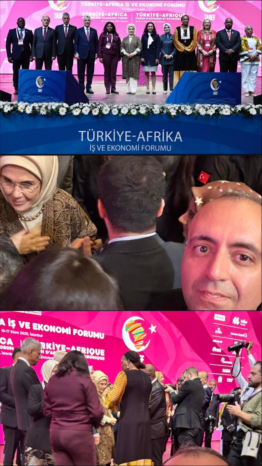 başkanımız afrika başkanlar ve cumhur başkanı eşi emine erdoğan hanım efendi ile görüşebildi